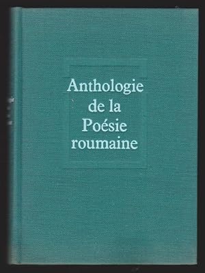 Anthologie De La Poésie Roumaine