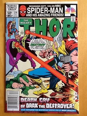 The MIGHTY THOR No. 314 (Newsstand Variant - Dec. 1981) NM
