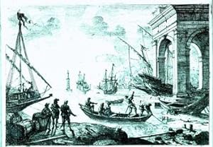 Photograph of La Port De Mer An Fanal (ca. 1638-41) by Claude Lorrain.
