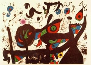 Photographs of work by Joan Miro.