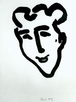 Photograph of lithograph by Henri Matisse.