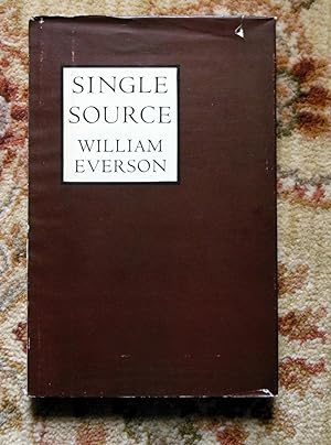 SINGLE SOURCE : The EARLY POEMS 1934-1940 - SIGNED & INSCRIBED