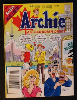 ARCHIE ALL-CANADIAN DIGEST #1 (8/1996) ** Stories include; Viking Trail; Ottawa-Hull; Canada Call...