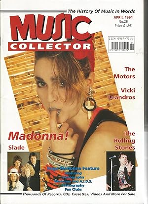 Music Collector. No. 26 April 1991.14 Page Madonna Feature. Slade.Rolling Stones.