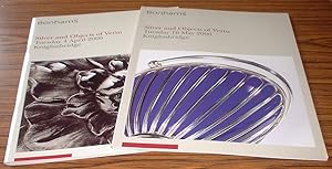 Silver and Objects of Vertu Tuesday 4th April 2006 and 16 May 2006 Two Bonhams Auction Catalogues
