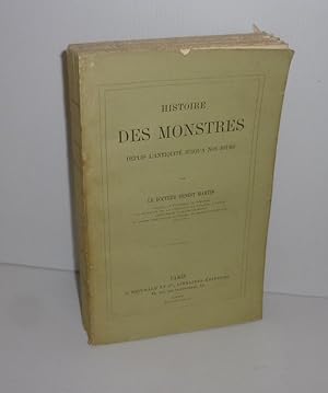 Histoire des monstres depuis l'antiquité jusqu'à nos jours. Paris. C. Reinwald et Cie. 1880.