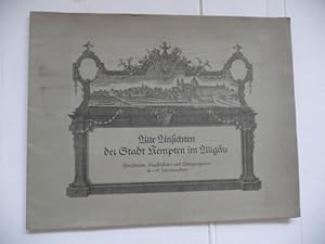 Alte Ansichten der Stadt Kempten im Allgäu. - Holzschnitte, Kupferstiche und Lithographien 16.-19...