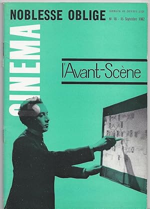 L'Avant-Scène Cinéma n° 18 (revue). Noblesse Oblige - Robert Hamer. André Masson et les Quatre El...