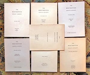 Seven Issues of THE BEETHOVEN SONATA SOCIETY edited by ERIC BLOM c. 1932-1934