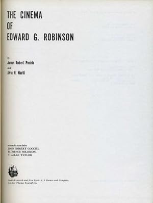 The Cinema of Edward G. Robinson