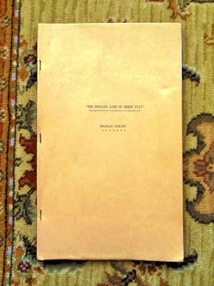 1933 ORIGINAL RELEASE SCRIPT / SCREENPLAY - PRIVATE LIFE OF HENRY VIII - Starring CHARLES LAUGHTON