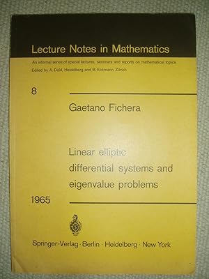 Linear Elliptic Differential Systems and Eigenvalue Problems