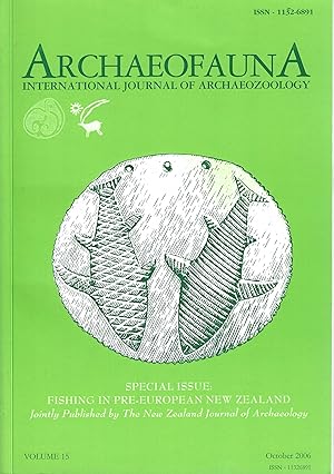 Archaeofauna. International Journal of Archaeozoology. Volumen 15. Special Issue: Fishing in pre-...
