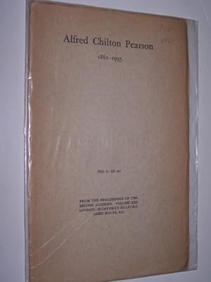 ALFRED CHILTON PEARSON 1861-1935