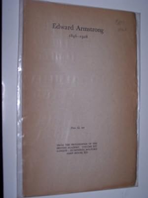 EDWARD ARMSTRONG 1846-1928