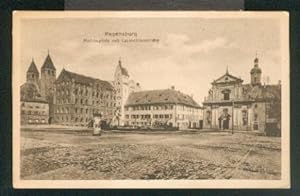 Ansichtskarte: Moltkeplatz m. Carmelitenkirche, 0, s/w, I-II, 1936.
