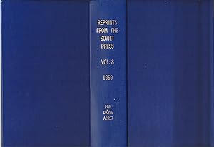 Reprints From The Soviet Press, Index To Vol. V I I I. January 10 - June 27, 1969