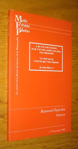 Revue Les carnets de la Maison Européenne de la Photographie, n°10. Raymond Depardon, détours.