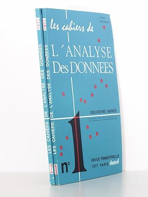 Cahiers de l'Analyse des données, revue trimestrielle, Deuxième Année 1977 (lot de deux numéros) ...