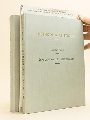 Méthode statistique. (2 Tomes - Complet) Tome I : Elaboration des statistiques ; Tome II : Analys...