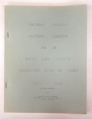 Dates and Events Connected With My Family (1667-1881)