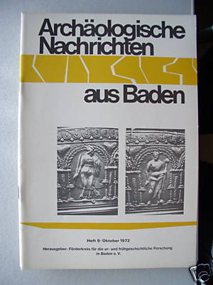 Archäologische Nachrichten aus Baden 1972 Heft 9