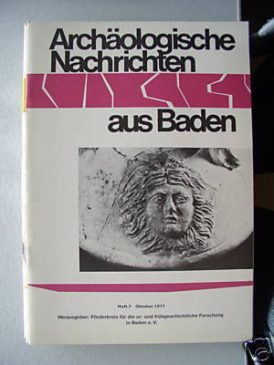 Archäologische Nachrichten aus Baden 1971 Heft 7