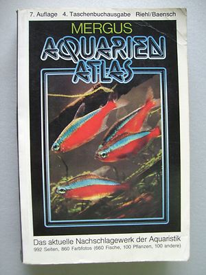 Mergus Aquarienatlas aktuelle Nachschlagewerk der Aquaristik Aquarium 1988