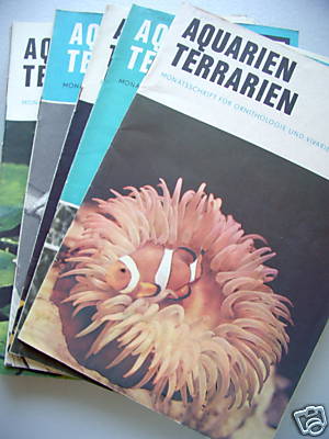 12 Hefte Aquarien Terrarien 17. Jg. 1970 komplett