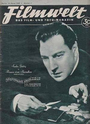 Das Film- und Foto-Magazin. Nummer 4, 21. Januar 1938. Mit sehr vielen Abbildungen.