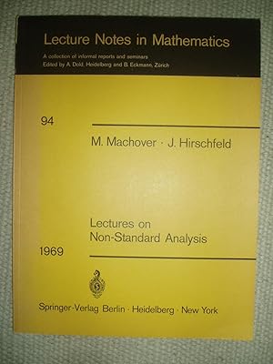 Lectures on Non-Standard Analysis