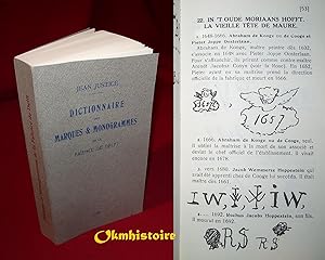 Dictionnaire des marques & monogrammes de la faïence de delft. 3e édition revue et augmentée ----...
