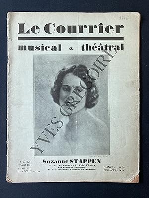 LE COURRIER MUSICAL ET THEATRAL-15 JUILLET/1 AOUT 1931