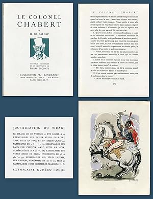 Le Colonel Chabert, illustrations LECONTE.