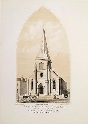 Congregational Church. Davey Street, Hobart Town - Tasmania