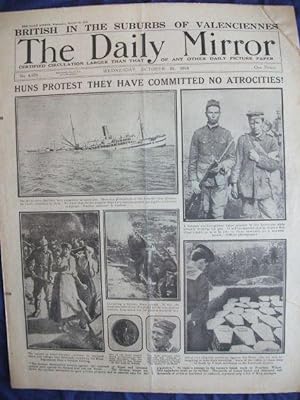 Historic newspaper. The Daily Mirrror. Wednesday, October 23, 1918.