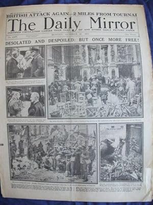 Historic newspaper. The Daily Mirror. Monday, October 21, 1918.