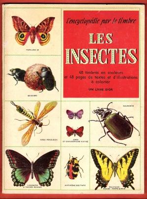 L'encyclopédie par Le Timbre n° 6 - Les Insectes . Complet De Ses Images , Non colorié
