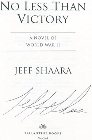 No Less Than Victory - 1st Edition/1st Printing