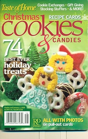 TASTE OF HOME : CHRISTMAS COOKIES & CANDIES : 74 Best Ever Holiday Treats