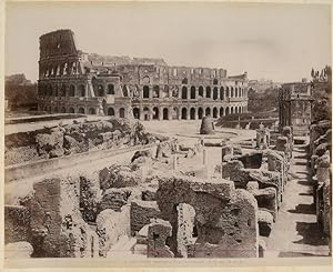 Roma - Anfiteatro Flavio o Colosseo ( A. D. dal 72 all`80) Reg.-No. 5816, braungetönter Albuminab...