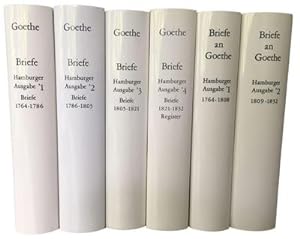 Goethes Briefe und Briefe an Goethe : Hamburger Ausgabe in 6 Bänden: Hamburger Ausgabe Briefe 176...
