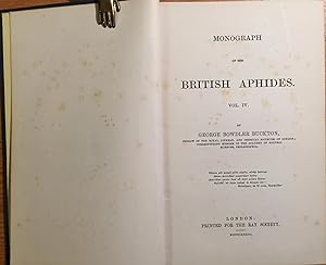 Monograph of the British Aphides. Vol. IV.