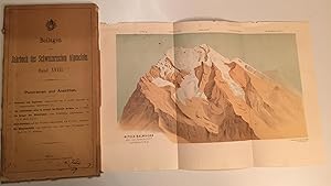Beilagen zum Jahrbuch des Schweizerischen Alpenclubs. Band XVIII. Panoramen und Ansichten.