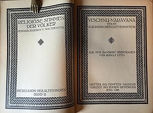 Vischnu - Narayana. Texte zur indischen Gottesmystik. Aus dem Sanskrit übertragen.