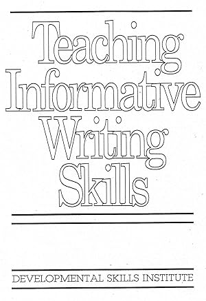 Teaching Informative Writing Skills :