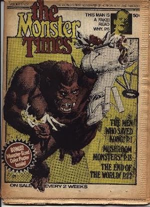 Monster Times - Volume 1 One Number One 1 - January 26, 1972