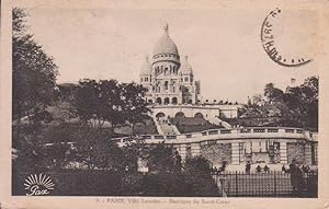Carte postale : PARIS, Ville Lumière, Basilique du Sacré-Coeur