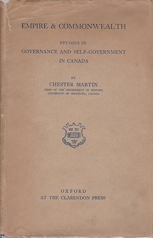 Empire & Commonwealth: Studies in Governance and Self-Government in Canada