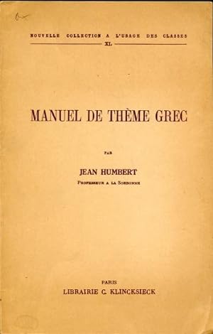 Manuel De Theme Grec